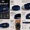 Marsous Titan Pro Weighted Dip Belt with Steel Chain – Heavy-Duty Strength Training Belt - Image 2
