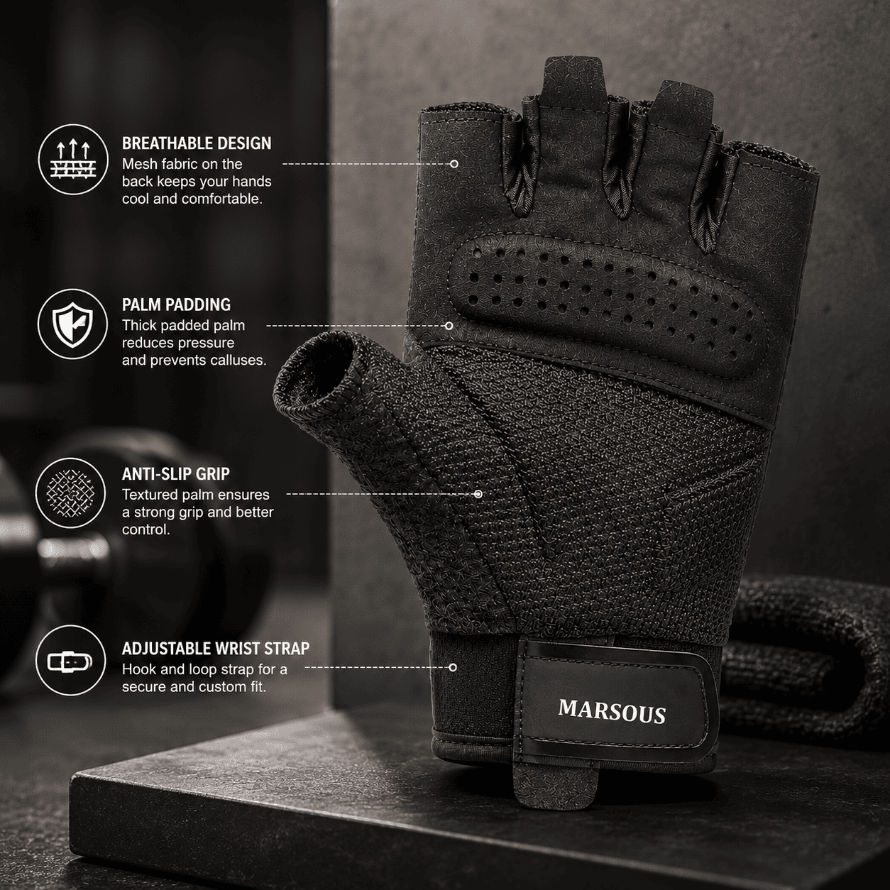 Marsous ProMesh Lifting Gloves - Image 3