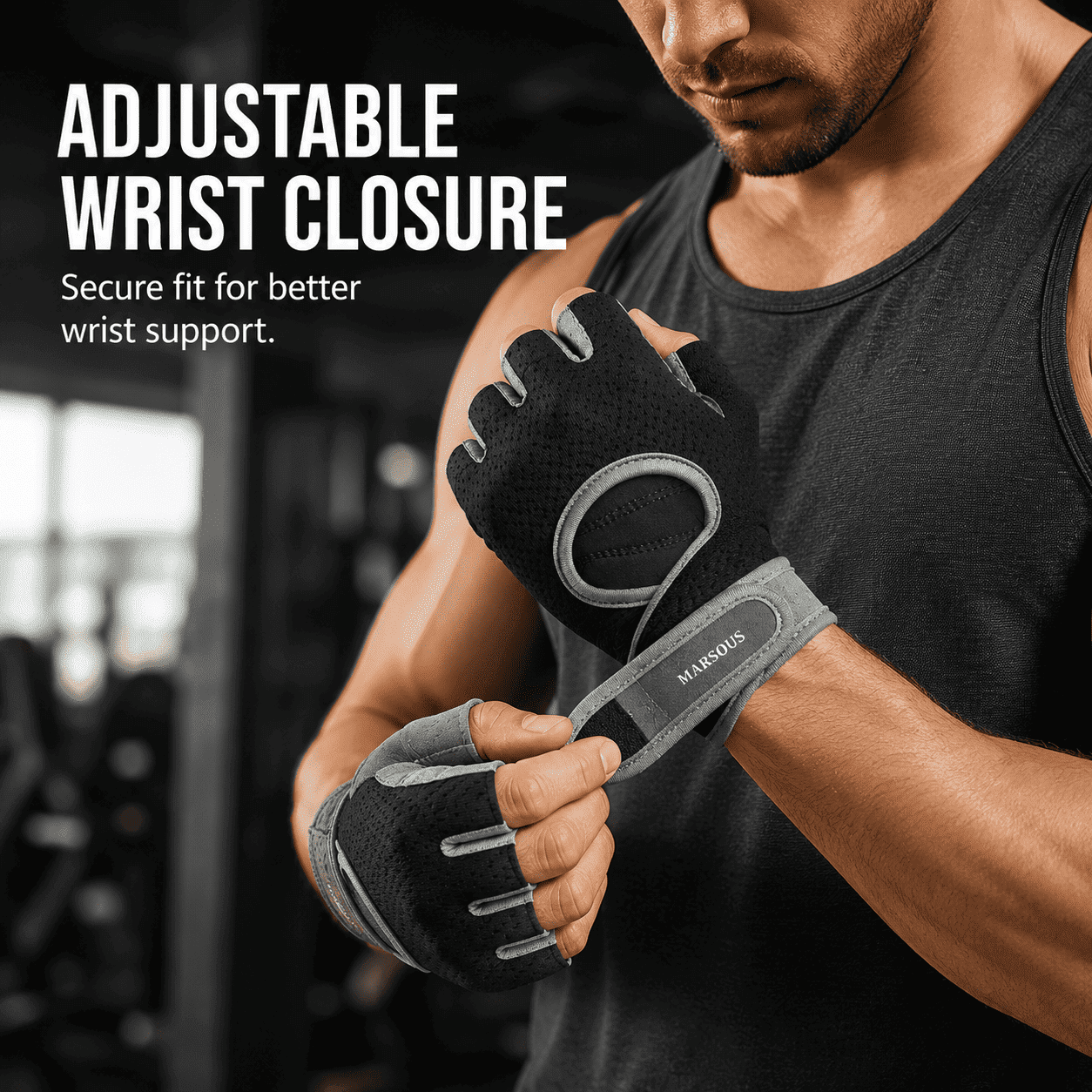 Marsous GripPro Weightlifting Gloves - Image 5