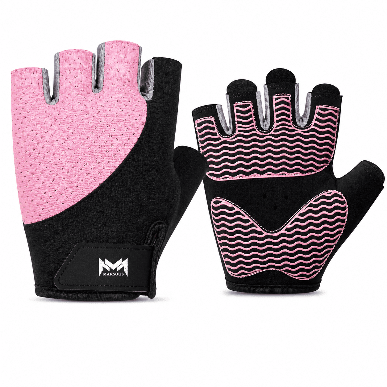 Marsous PinkPulse Training Gloves