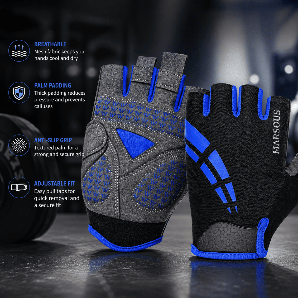 Marsous BlueForce Training Gloves - Image 3