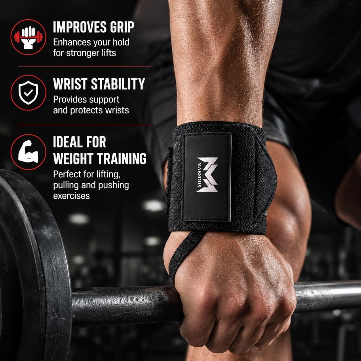 Marsous TacticalFit Wrist Wraps - Image 2