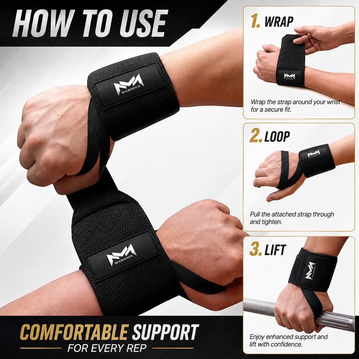 Marsous TacticalFit Wrist Wraps - Image 6