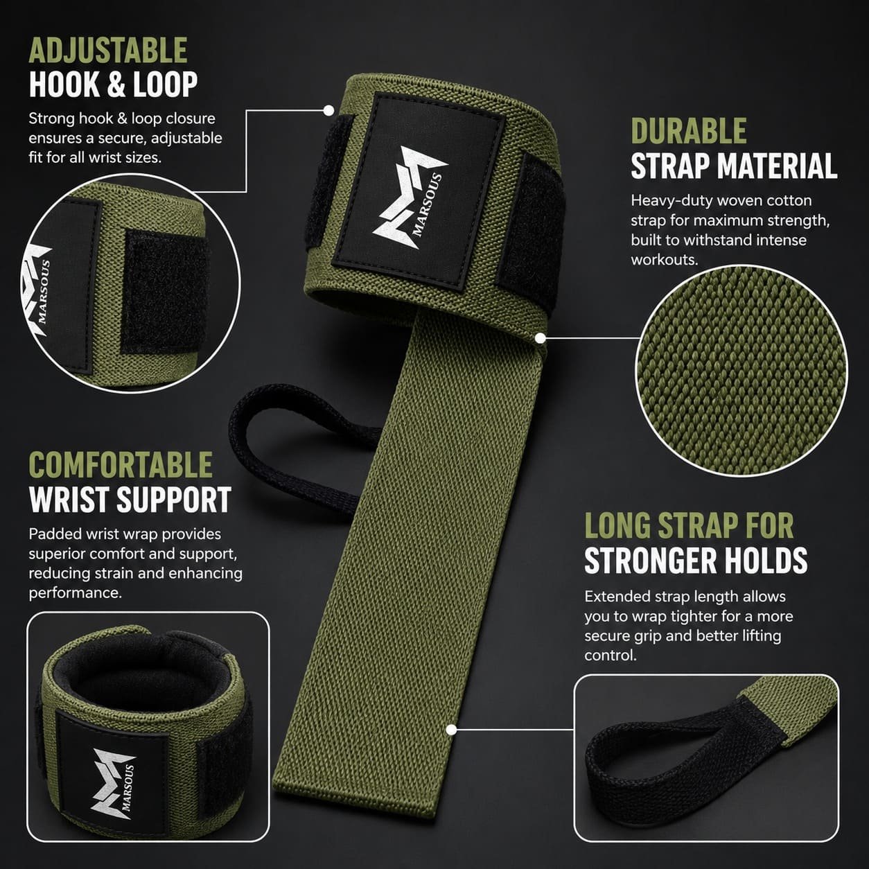 UltraLock Performance Wrist Wraps - Image 2