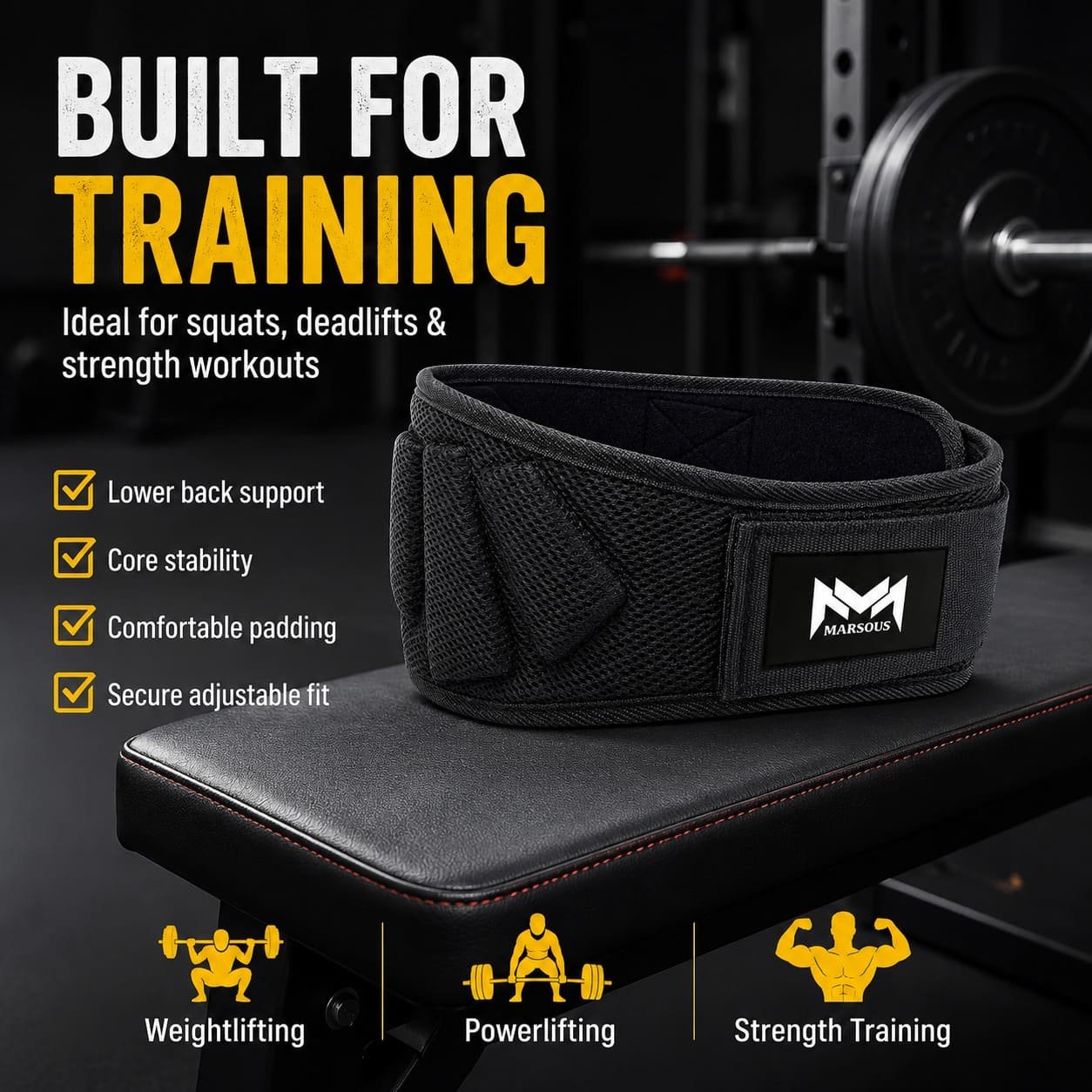AirFlex Black Support Belt - Image 5