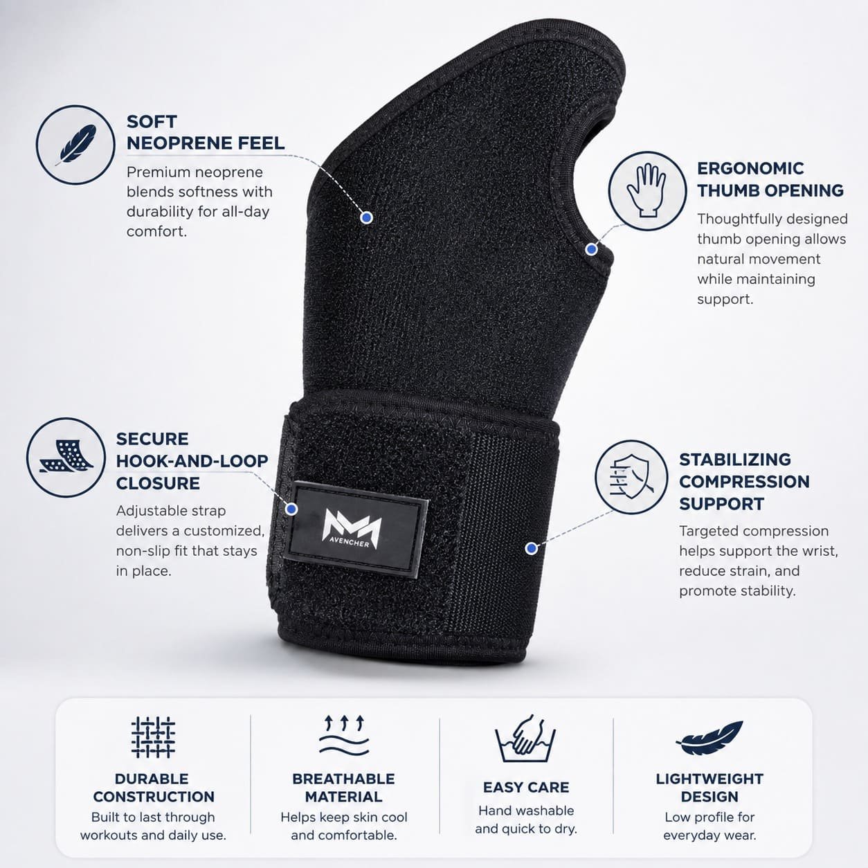 Marsous Stabilizing Wrist Brace - Image 2