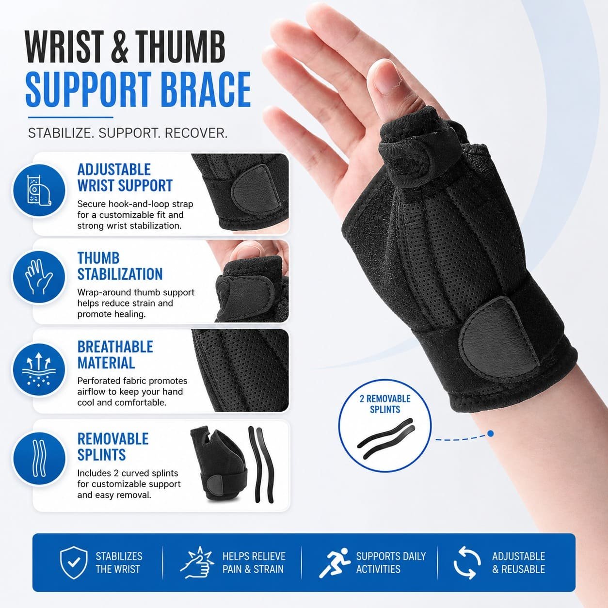 Marsous Stabilizing Wrist Brace - Image 3