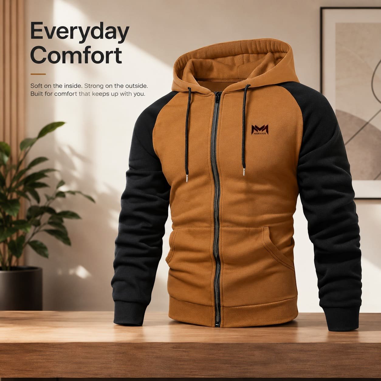 Urban Camel Zip Hoodie - Image 2