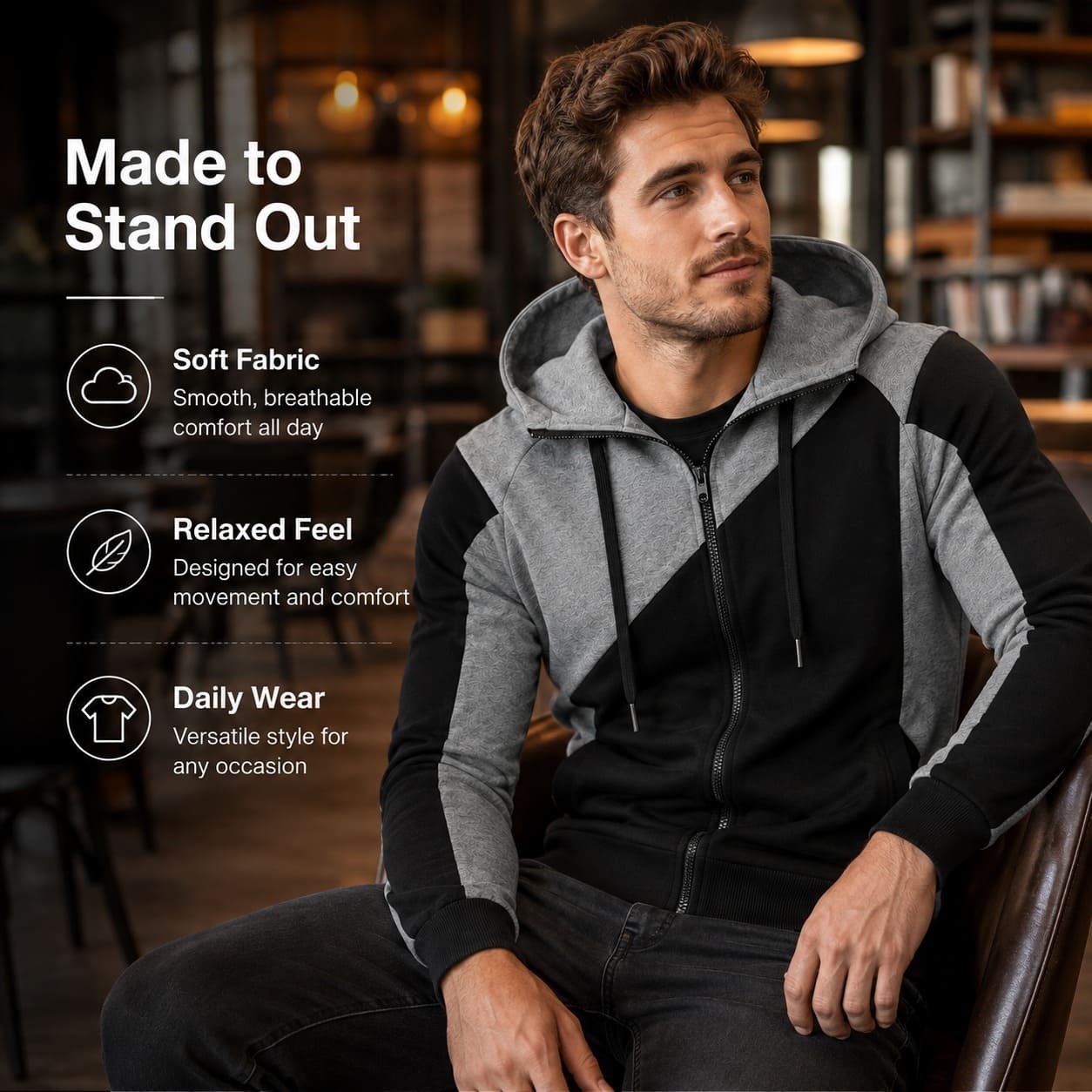 MonoStrike Zip Hoodie - Image 3
