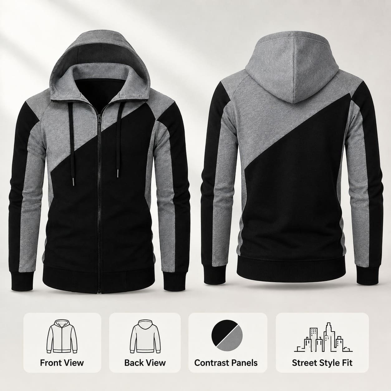 MonoStrike Zip Hoodie - Image 2