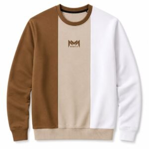 Trio Panel Casual Sweatshirt