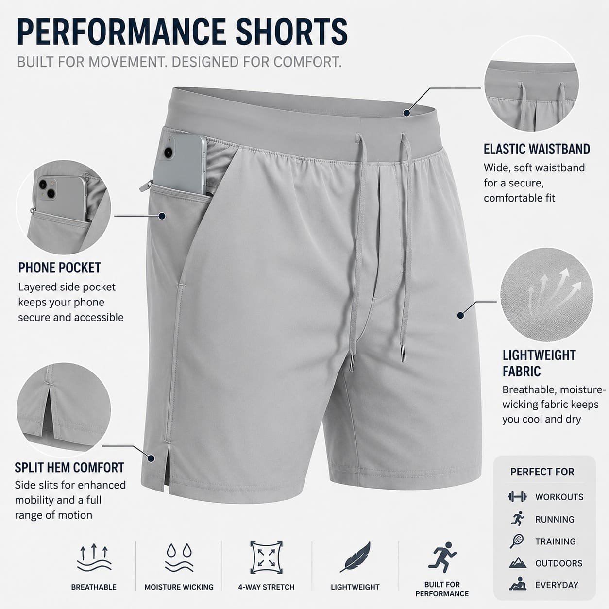AeroLite Training Shorts - Image 5